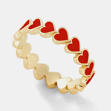 Load image into Gallery viewer, LOVE HEARTS RING