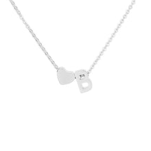 Load image into Gallery viewer, Initial Heart Necklace