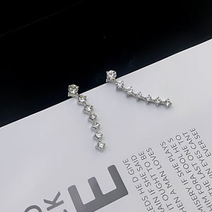 Seven Star Diamond Stud Earrings