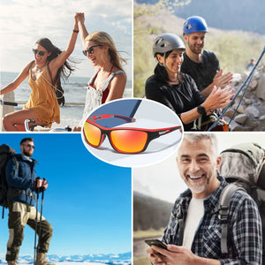 Outdoor Sports Sunglasses with Anti-glare Polarized Lens