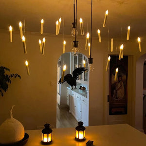 Fantasy Floating Candles with Wand Remote