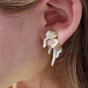 Creative Lizard Stud Earrings