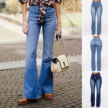 Load image into Gallery viewer, High Waist Shaping Flare Jeans