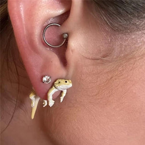 Creative Lizard Stud Earrings