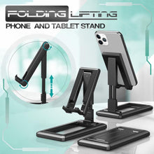 Load image into Gallery viewer, Folding Lifting Phone And Tablet Stand