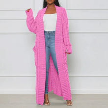 Load image into Gallery viewer, Long Twist Sweater Jacket