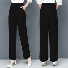 Load image into Gallery viewer, High Waist Loose Ice Silk Pants