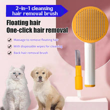 Load image into Gallery viewer, 2-in-1 cleansing pet hair removal brush