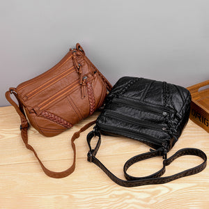 Wave Leather Bag