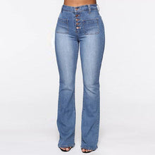 Load image into Gallery viewer, High Waist Shaping Flare Jeans