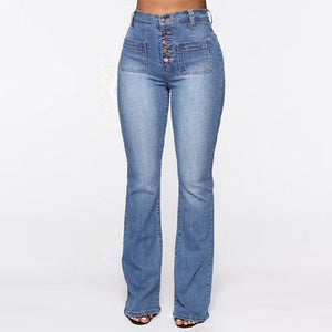 High Waist Shaping Flare Jeans