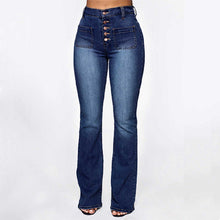 Load image into Gallery viewer, High Waist Shaping Flare Jeans