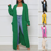 Load image into Gallery viewer, Long Twist Sweater Jacket