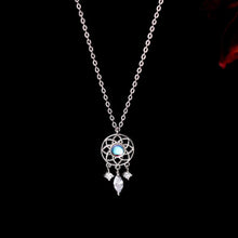 Load image into Gallery viewer, Moonlight Dreamcatcher Necklace Collarbone necklace