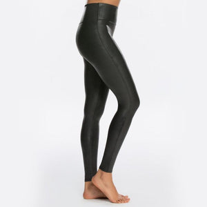 Stretch-Fit Faux Leather Shaper