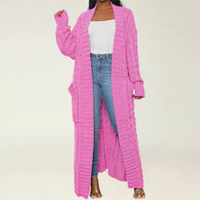 Load image into Gallery viewer, Long Twist Sweater Jacket