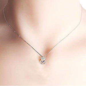 Crown Sparkling Dance Necklace