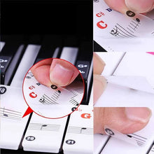 Load image into Gallery viewer, Colorful Piano Stickers for Keys