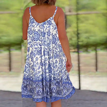 Load image into Gallery viewer, Printed Casual Summer Dress