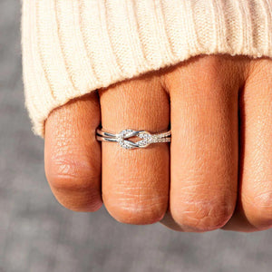 I Love You Forever Knot Ring