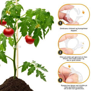 Tilbehør for plante-støtteklips