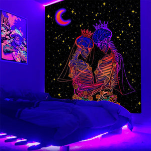 UV Reactive Tapestry Magic Lights