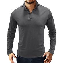 Load image into Gallery viewer, Gentleman Long Sleeve Cotton Polo Shirt