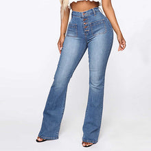 Load image into Gallery viewer, High Waist Shaping Flare Jeans