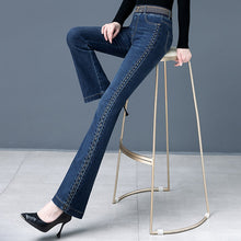 Load image into Gallery viewer, High Waist Stretch Flare Jeans