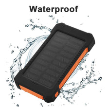 Load image into Gallery viewer, Solar Waterproof Power Bank with Flashlight