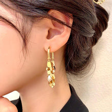 Load image into Gallery viewer, Sequin Tassel Earrings