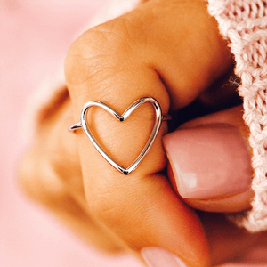 Oversized Heart Ring