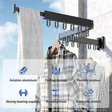 Load image into Gallery viewer, Aluminum Alloy Folding Ring Hook Drying Rack