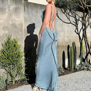 Backless Maxi Dress