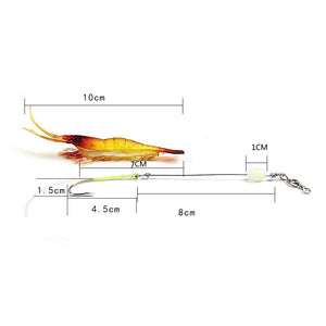 Shrimp Fishing Lures (10 PCS)