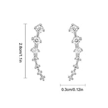 Load image into Gallery viewer, Seven Star Diamond Stud Earrings