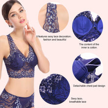 Load image into Gallery viewer, Women&#39;s Seamless Sports Lace Bra