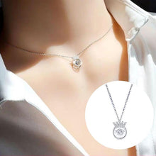 Load image into Gallery viewer, Crown Sparkling Dance Necklace