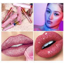 Load image into Gallery viewer, Glitter Waterproof Long Lasting Lip Gloss