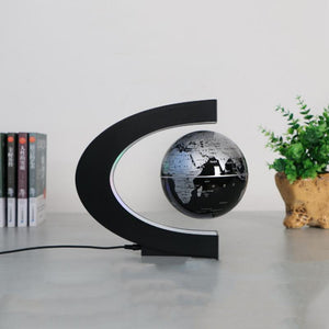 Floating Globe with Colorful LED Light