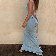 Load image into Gallery viewer, Backless Maxi Dress