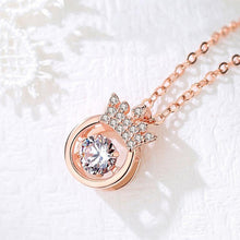 Load image into Gallery viewer, Crown Sparkling Dance Necklace