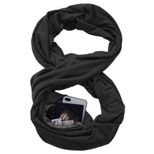 Load image into Gallery viewer, Bequee Winter Scarf With Zipped Pocket