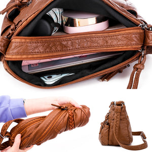 Wave Leather Bag