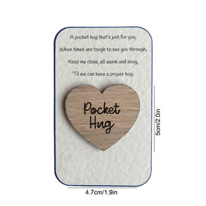 Pocket Hug Wooden Token