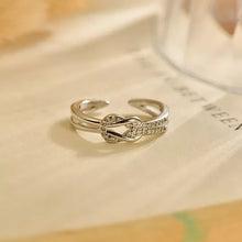 Load image into Gallery viewer, I Love You Forever Knot Ring