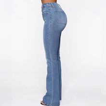 Load image into Gallery viewer, High Waist Shaping Flare Jeans