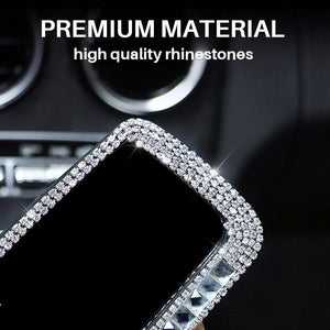 Rhinestone Car Rearview Mirror