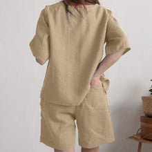 Load image into Gallery viewer, Plus Size Loose Shorts Suit