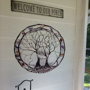 Circle Of Life - Metal Tree Wall Art